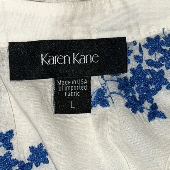Karen Kane, Peasant Blouse, Size L - Picture 5 of 7